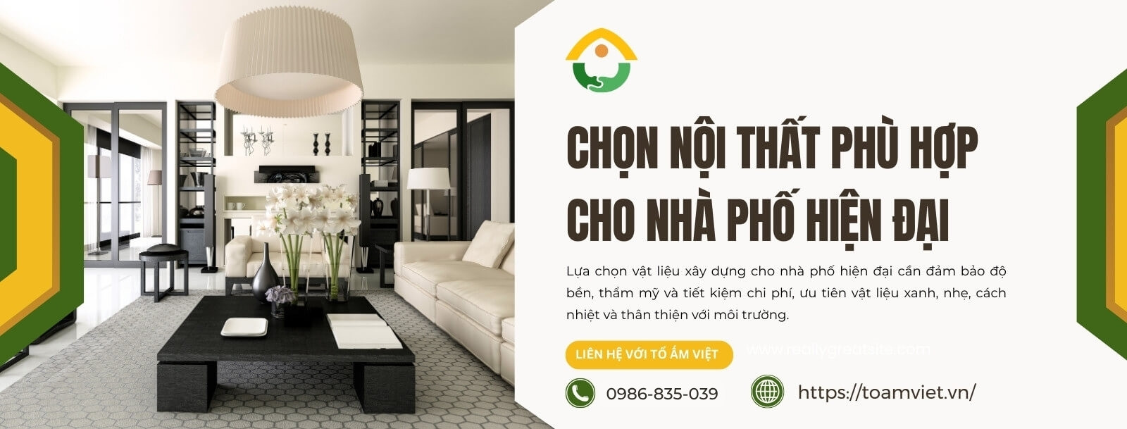 Nội thất nhà phố hiện đại