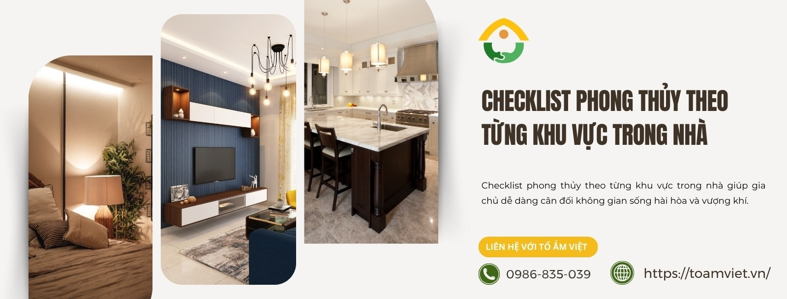 phong thủy theo từng khu vực trong nhà