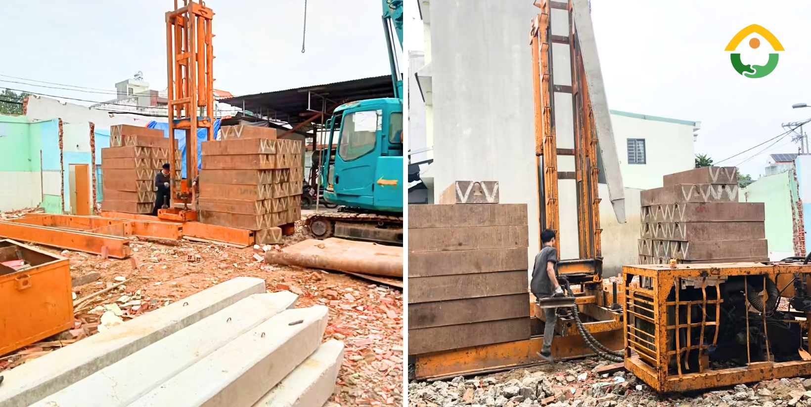 Quá trình thi công thực tế