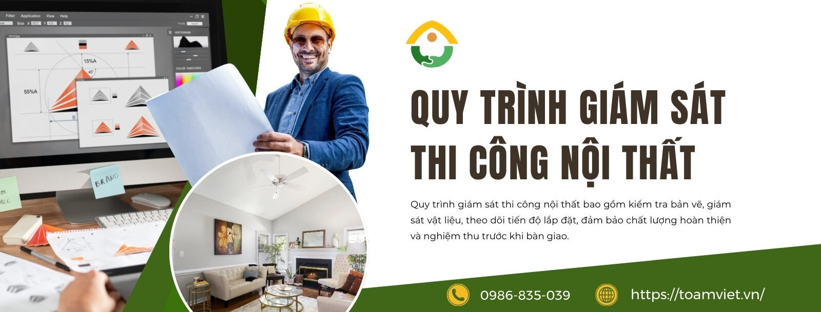 Quy trình giám sát thi công nội thất