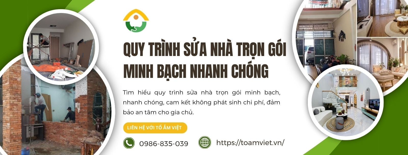 Quy trình sửa nhà trọn gói