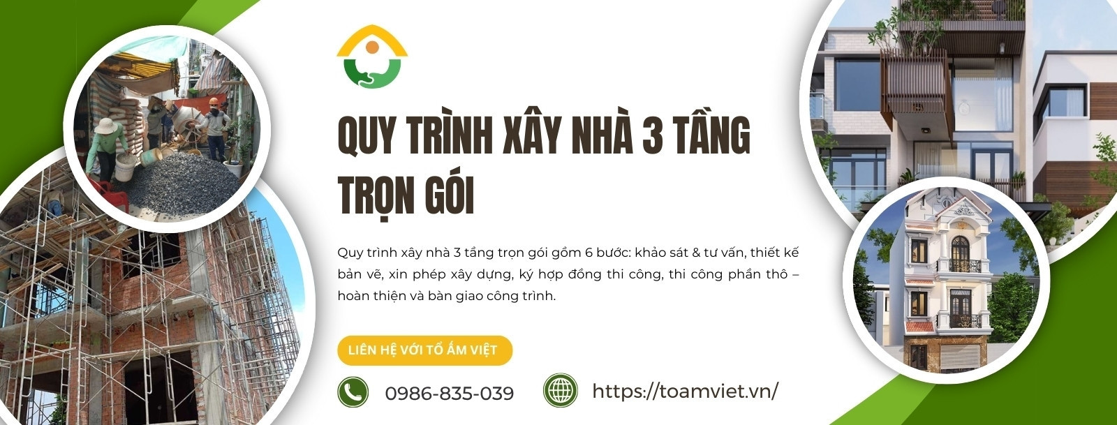 Quy trình xây nhà 3 tầng