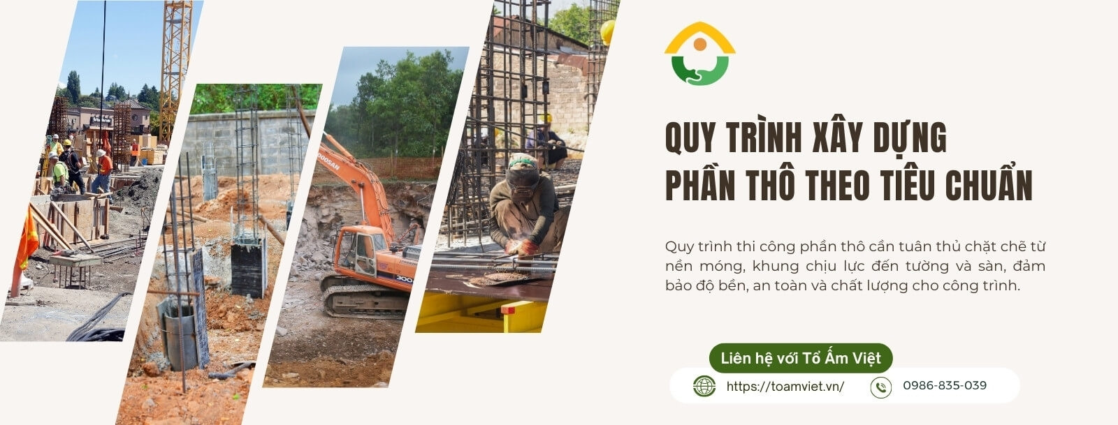 Quy trình xây nhà phần thô