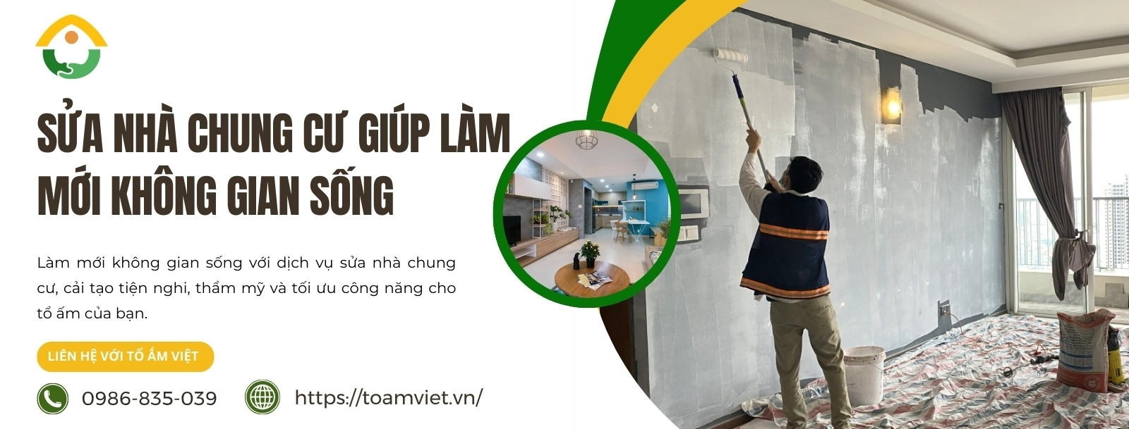 Sửa nhà chung cư giúp làm mới không gian sống