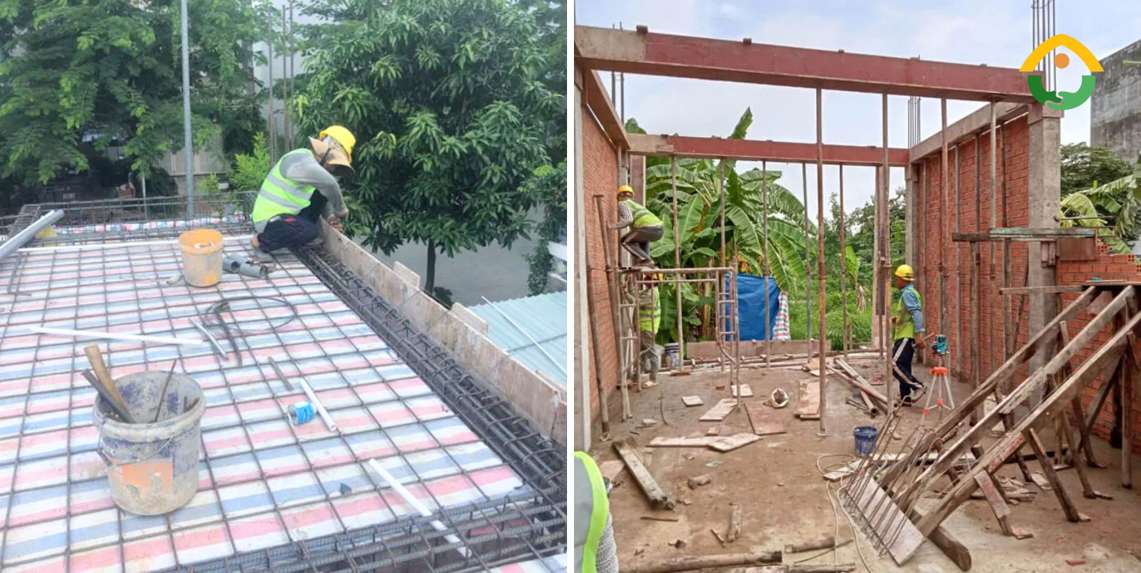 Thi công dầm sàn từng tầng