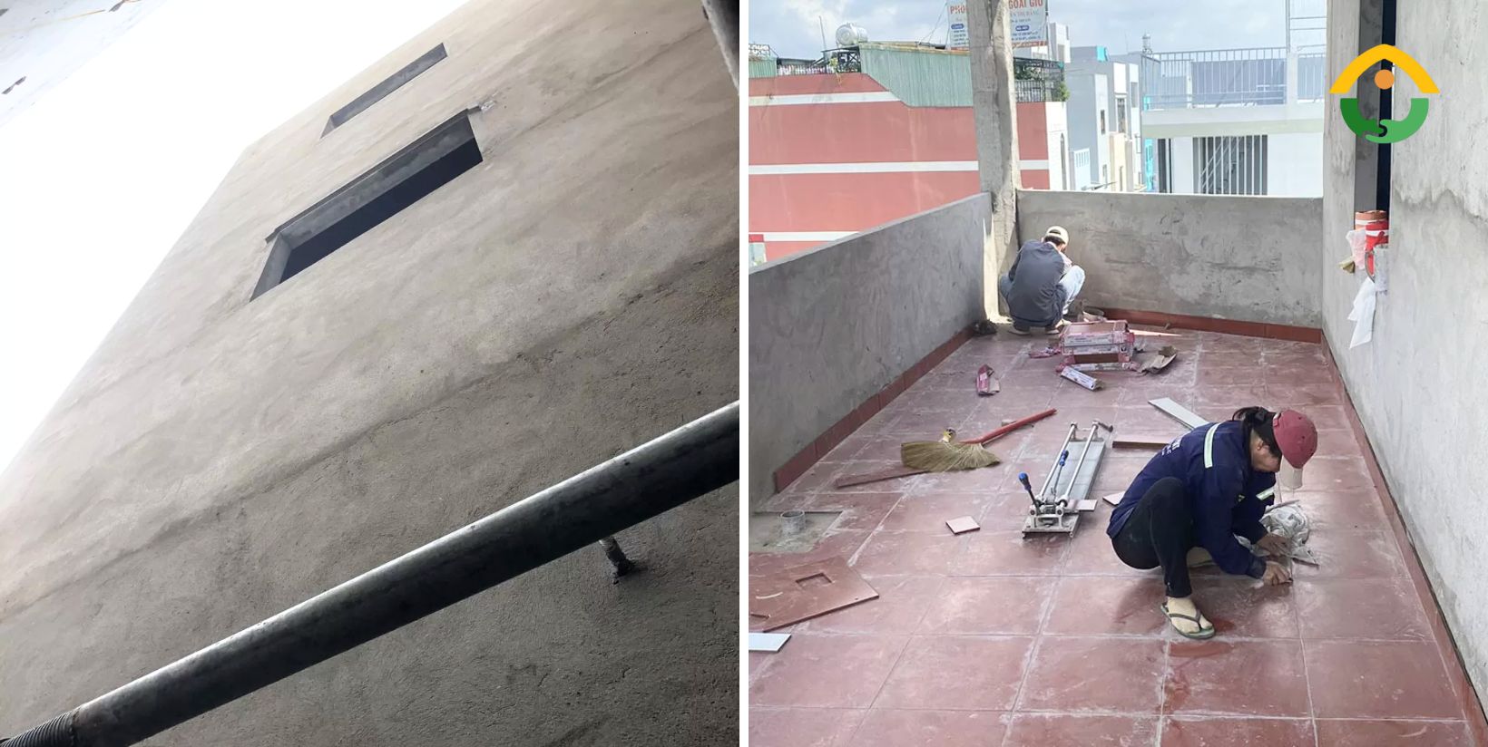 Thi công hoàn thiện bề mặt công trình