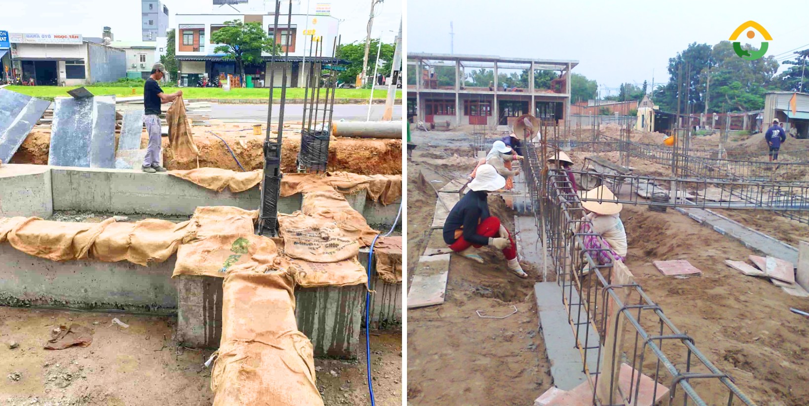 Thi công phần móng nhà cấp 4