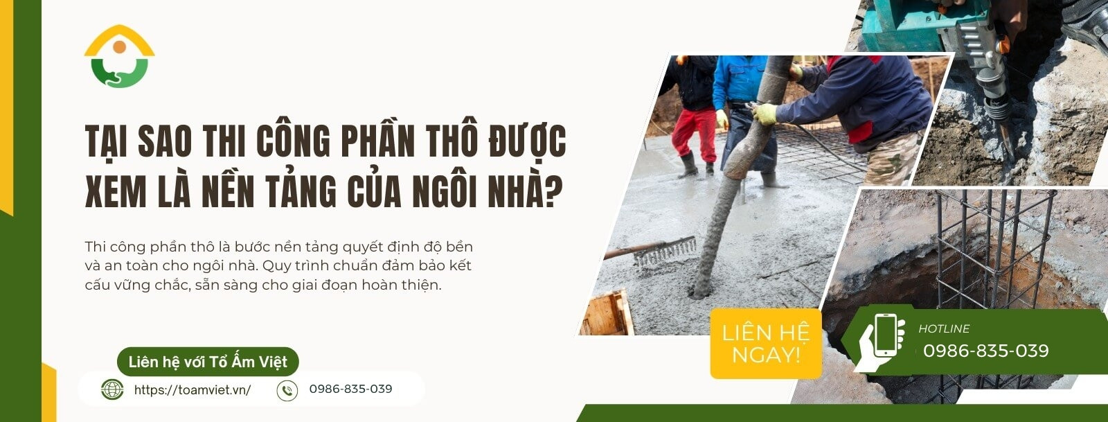 Thi Công Phần Thô – Nền Tảng Cho Ngôi Nhà Vững Chắc