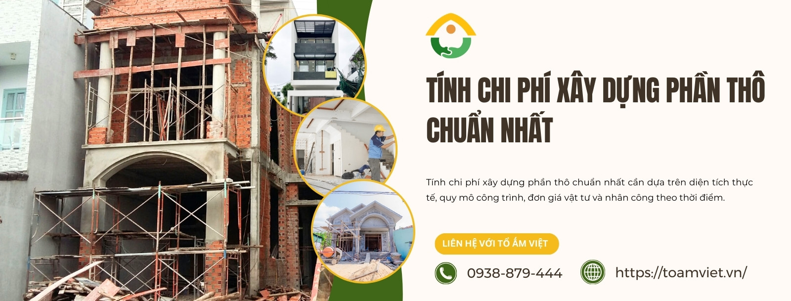 Tính chi phí xây dựng phần thô