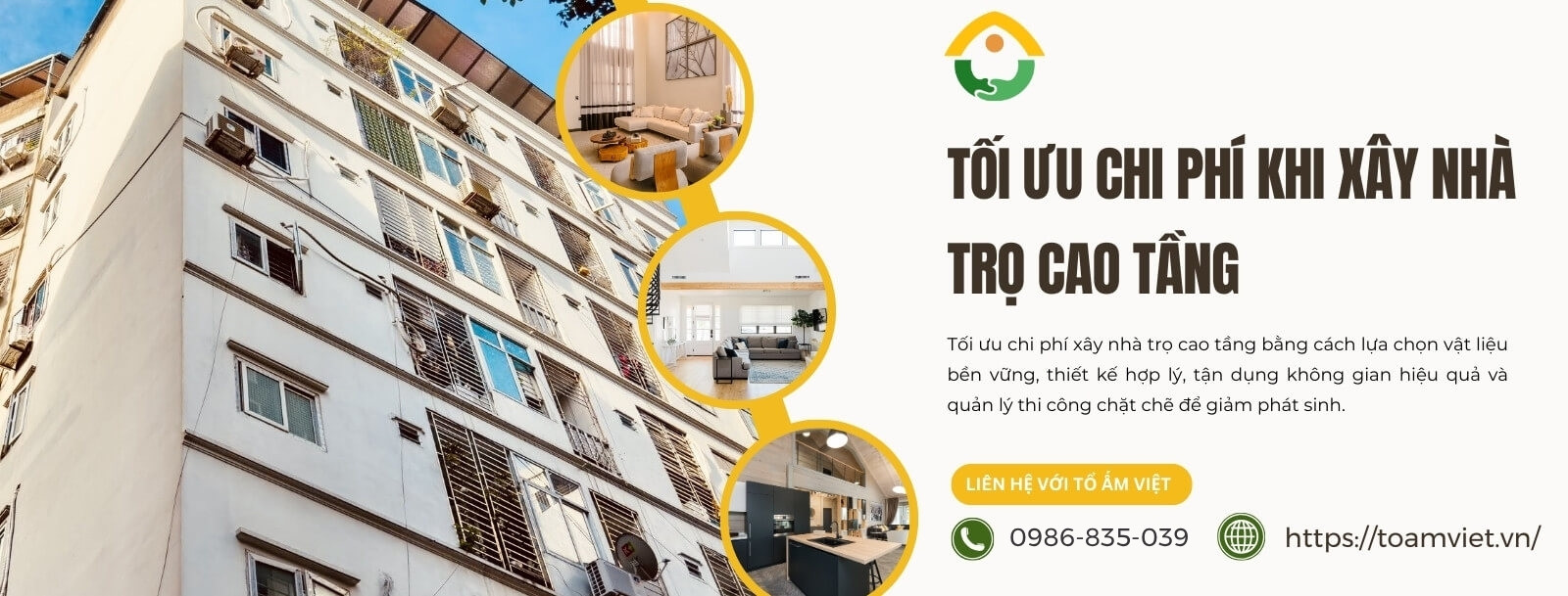 Tối ưu chi phí khi xây nhà trọ cao tầng