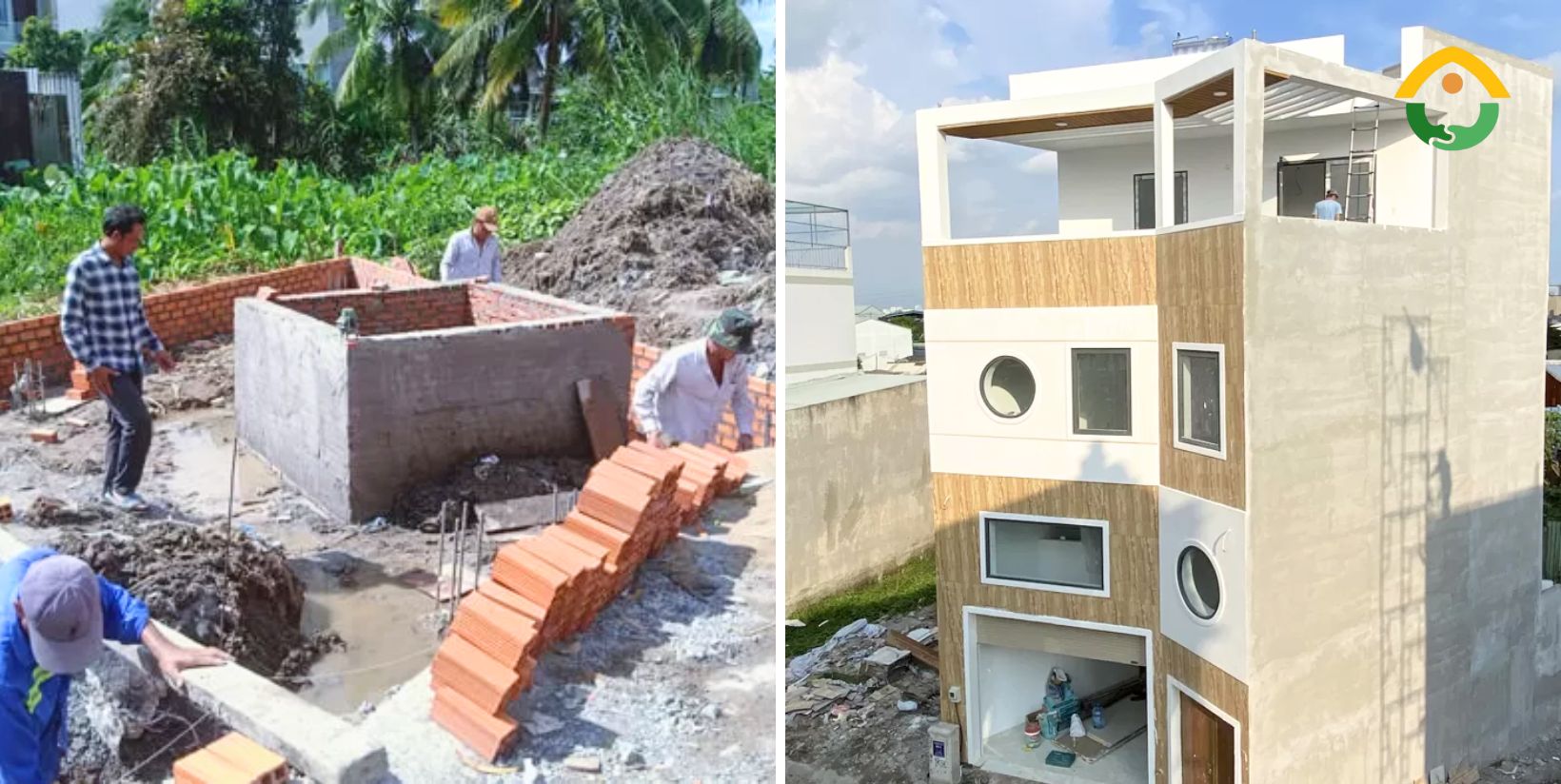 Từ khu đất ban đầu đến không gian sống hoàn chỉnh