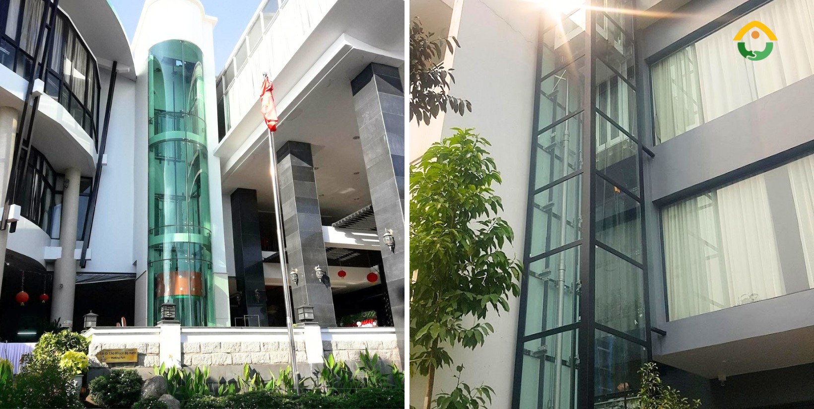 Ưu điểm của thang máy gia đình ngoài trời