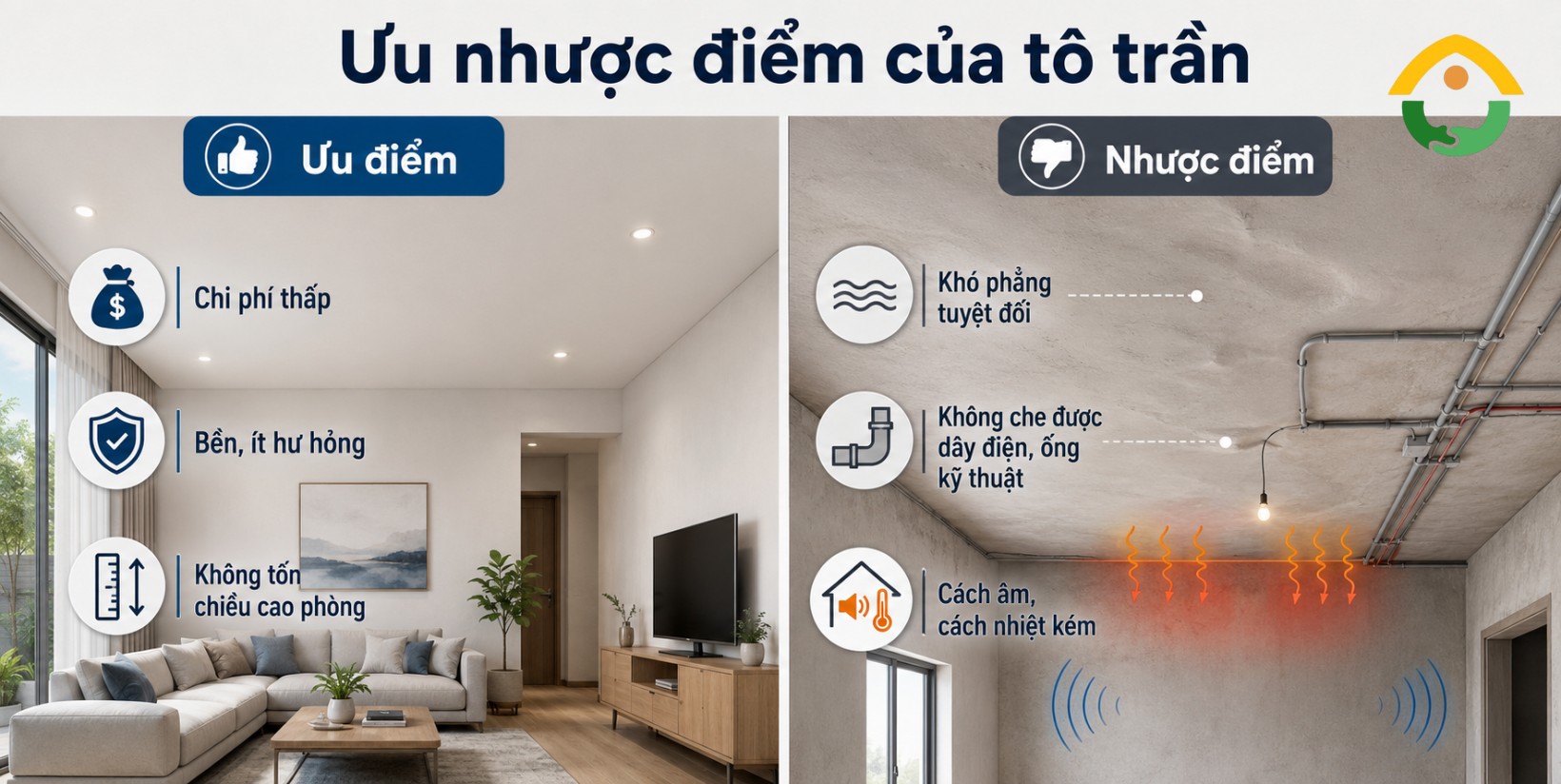 Ưu nhược điểm của tô trần