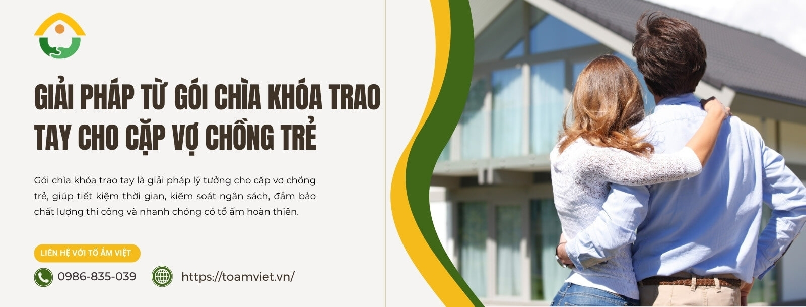 Xây nhà trọn gói cho cặp vợ chồng trẻ