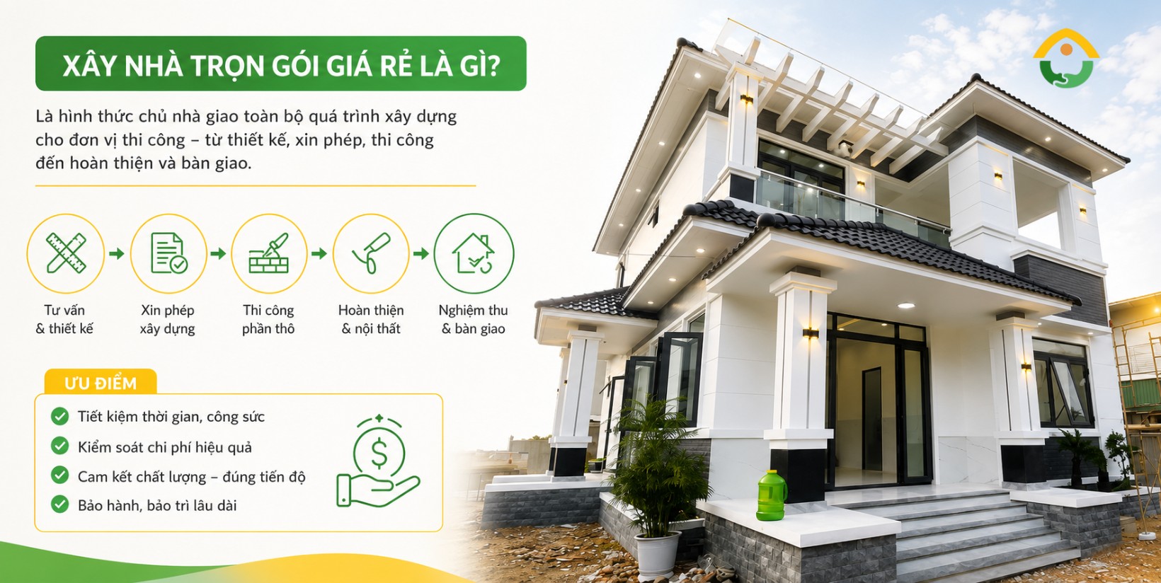 Xây nhà trọn gói giá rẻ là gì?