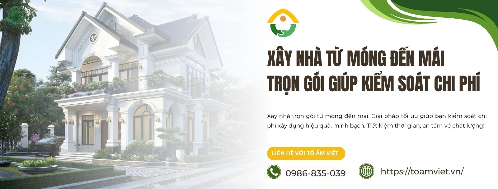 Xây nhà từ móng đến mái