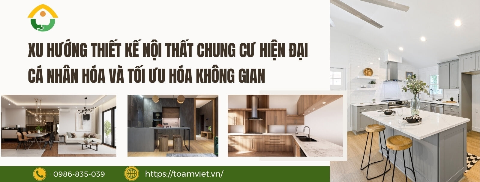 Xu hướng thiết kế nội thất chung cư hiện đại
