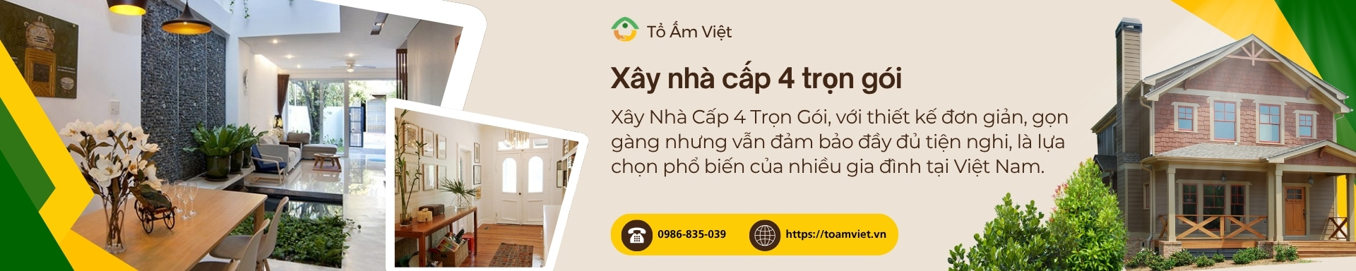 Tổ Ấm Việt đơn vị xây nhà cấp 4 uy tín
